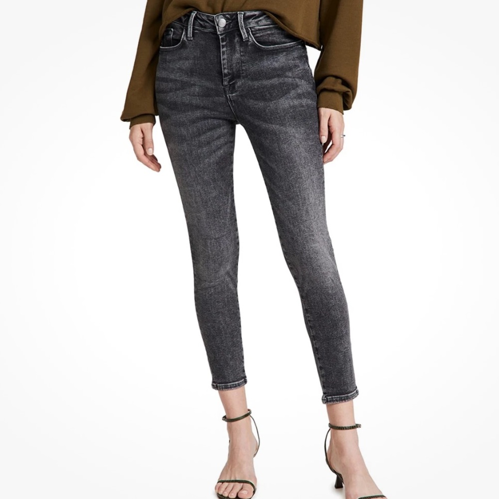 FRAME Le One Skinny Ankle Jeans - Hughes - size 1